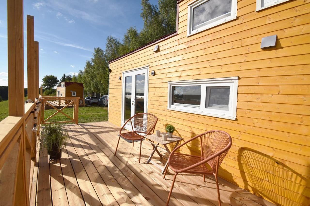 Dadaj Park - Tiny House Villa Biskupiec  Exterior foto